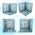thumbnail image 4 of HUGFEGWE 1/12 Scale Backdrop Show Display Organizer Collection Diorama for Action Figures, Style A CA919-149755, 4 of 8
