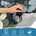 thumbnail image 4 of Yayeee Kitchen Valance Rod Pocket 54" x 18" Living Room Window Curtain, Dark Floral, 4 of 6