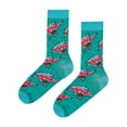 thumbnail image 4 of Crazy Socks – Mountain Dew Baja Blast Unisex Design – Novelty Crew Sock – Large – Soft Polyester, 4 of 4