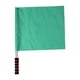 thumbnail image 1 of Bandera de árbitro Bandera de Señal Bandera de Mano Duradera Bandera de Seguridad de Tráfico para Entrenamiento de Baloncesto de Fútbol, Suministros D Verde, 1 of 8