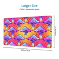 thumbnail image 3 of Bingfone Magic Mushrooms Large Gaming Mouse Pad,Extended Desk Mousepad With Stitched Edges,Non-Slip Base,Water Resist Keyboard Pad For Gamer, Office & Home, 29.5 X 16 In, 3 of 9