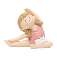 thumbnail image 1 of Estatua de pose de yoga Sunnimix decoración de resina coleccionable única Bunny Girl, 1 of 8