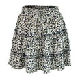 thumbnail image 1 of Electronicheart Femmes Floral Plissée Floodcing Jupe Taille Haute Filles A-Ligne Mini Jupe, 1 of 9
