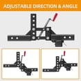 thumbnail image 2 of ATV/UTV Lift System Attachments,Manual Implement Lift 1-Point Implements Pro with 2" Receivers,Quick Attach Accessories for ATV,UTV,Tractors,50 Inches Width,Height Adjustments, 2 of 8