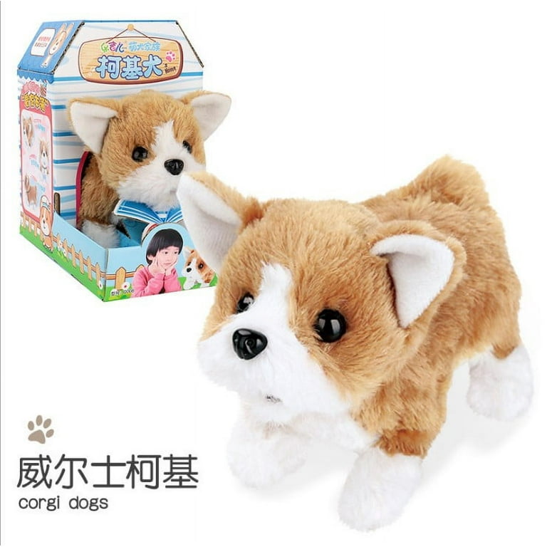 Kawaii Quality Simulation Animal Corgi Plush Toy Stuffed Animals