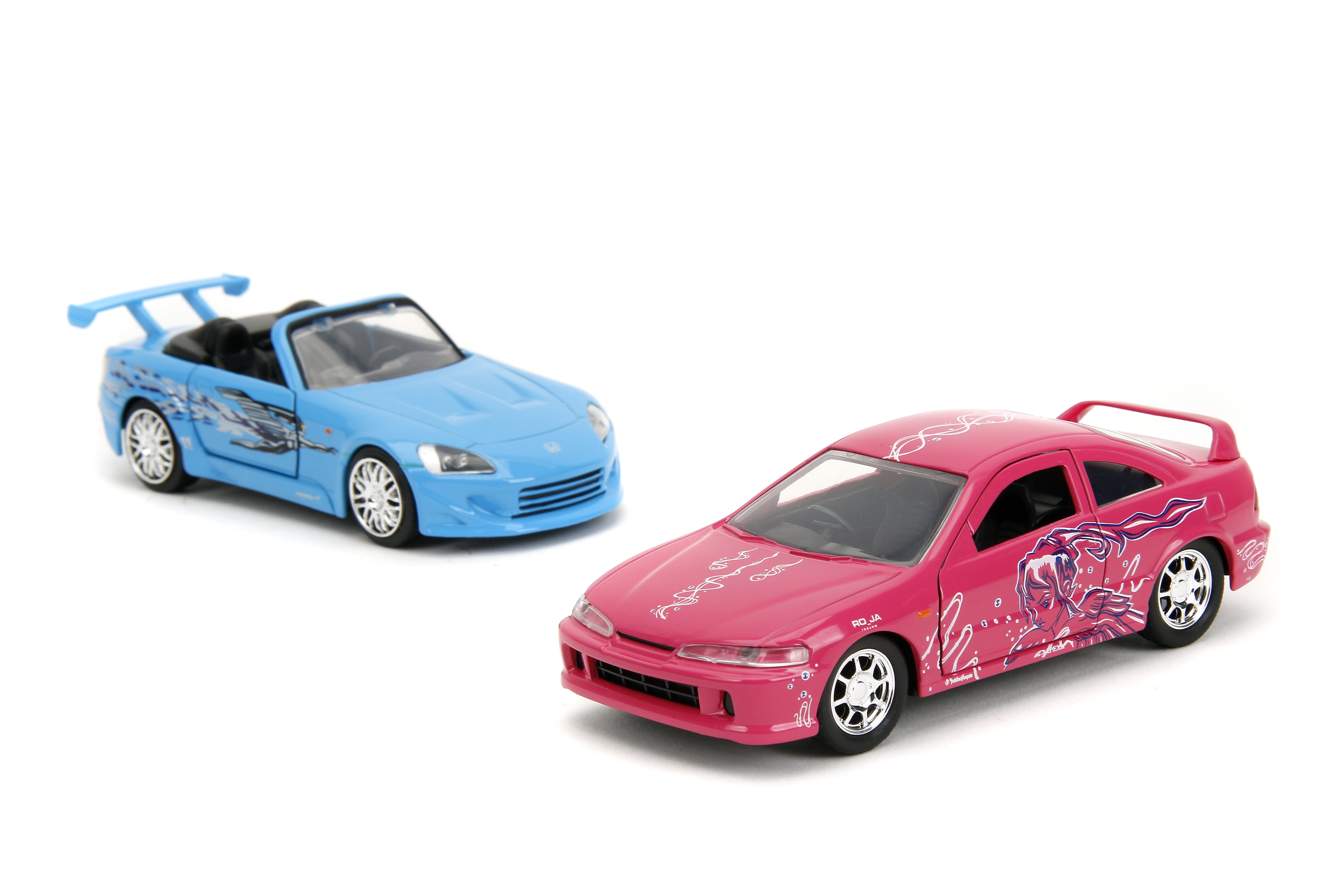 ミニカー Jada 1/32 Volkswagen Jetta & Honda S2000 Fast & Furious Twin Pack REMIX 2001 Honda S2000 AND VW Jetta