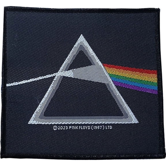 Pink Floyd Dark Side of the Moon Printed Patch 4" x 4"