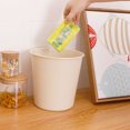 thumbnail image 3 of Injueey Cubo de basura de 3 piezas, cubo de basura ligero sin tapa, contenedor de basura, cesta de baño para salón de cocina Suministros de limpieza para el hogar Púrpura claro/L, 3 of 6