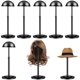 thumbnail image 1 of Tatuo 8 soportes para pelucas de 9,8 a 18,9 pulgadas, altura ajustable, soporte para cabeza de peluca, soporte para pelucas, soporte portátil para exhibición de sombreros, almacenamiento de pelucas de, 1 of 5