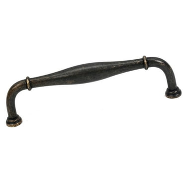 Alno A726-4 Charlie's 4" Center To Center Classic Traditional Solid Brass Cabinet Handle /