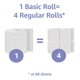 thumbnail image 4 of Papel higiénico Amazon Basics de 2 capas, 30 rollos = 120 normales, 4 of 6