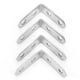 thumbnail image 3 of Código de esquina, conector laminado de soporte fijo laminado de acero inoxidable grueso de 8 piezas Eficiencia maximizada, 3 of 8