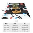 thumbnail image 3 of Susaid Pineapple With Black Glasses Print Microfiber Cleaning Cloth, Multi-Functional Cleaning Towels, Highly Absorbent Cleaning Rags,Cleaning Cloths for Car Kitchen Home-50"x40", 3 of 7