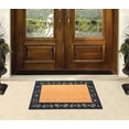thumbnail image 6 of A1 Home Collections 36"×24" Natural Coir & Rubber Doormat - Decorative Welcome Design, Heavy Duty Coconut Fiber Entry Mat with Non-Slip Backing - Anti-Shed Treated, Low Profile Outdoor Front Door Mat, 6 of 6