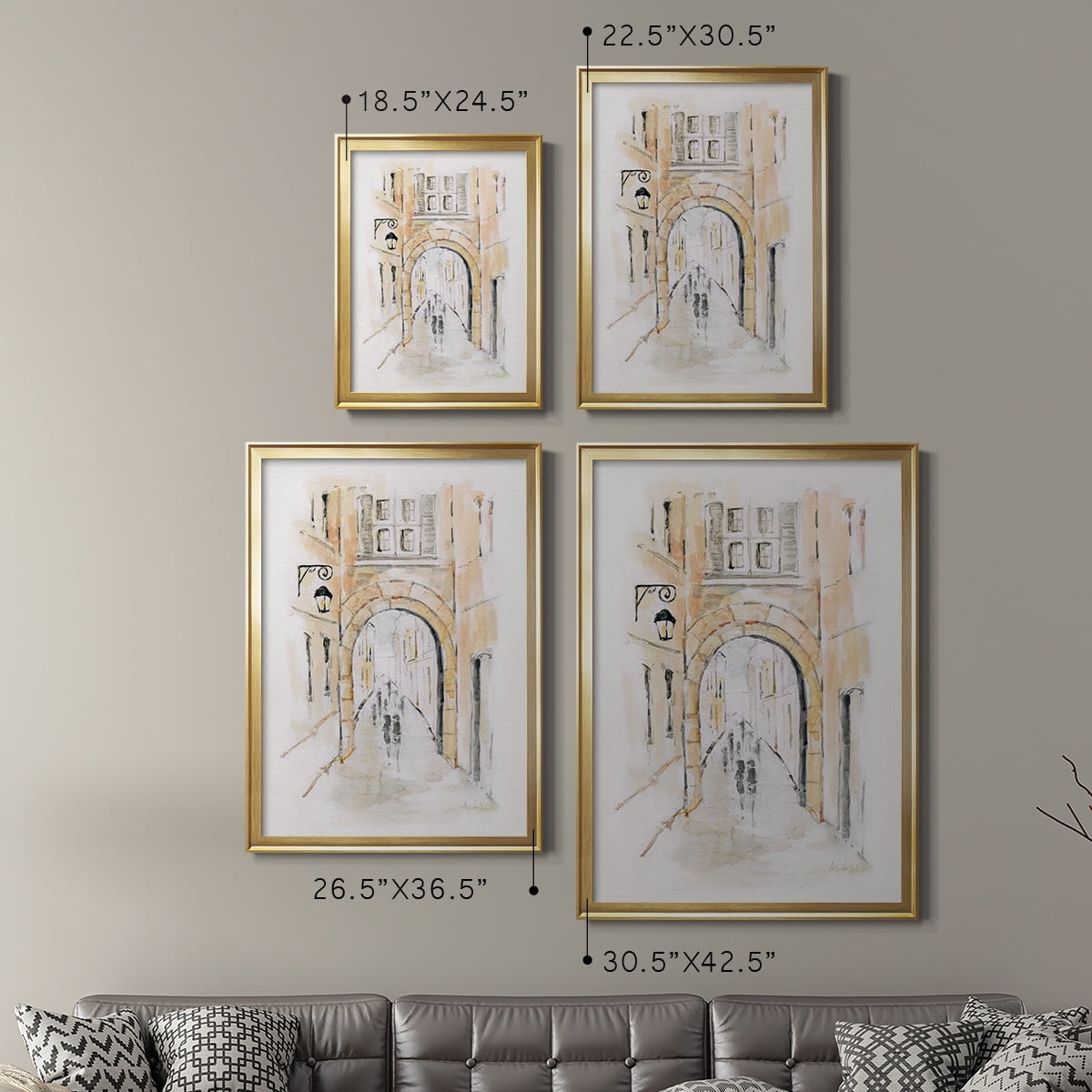 Venice Market Day II Premium Classic Framed Print - Ready to Hang