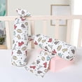 thumbnail image 4 of Almohada cómoda de algodón para bebé, cojín de respaldo para dormir lateral para recién nacido, almohada de protección para dormir con rollo de cuello anticaída para niño pequeño, 4 of 4