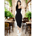 thumbnail image 4 of Vestido De Mujer Midi Casual Stretch Para Diario Y Salida, 4 of 5