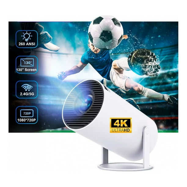 Mini proyector portátil 4K Android Full HD Smart Wifi