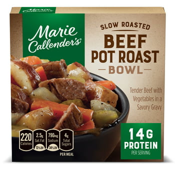 Marie Callender's Slow Roasted Beef Pot Roast , Frozen Meal, 11 oz (Frozen)