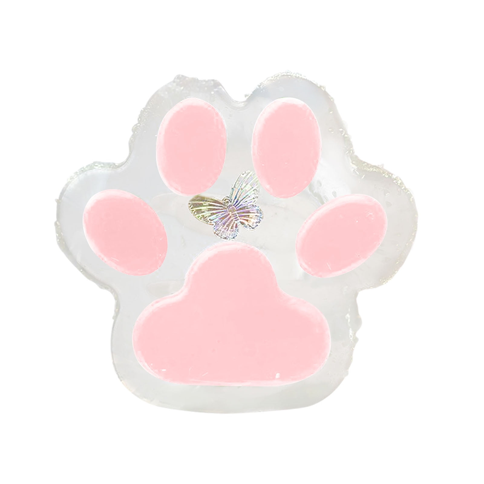 YUNAFFT Handmade Cat Paw Toys - Multi-Texture Sensory Squeeze Fidget Toys for Stress Relief, Silicone Stress Toys