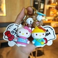 thumbnail image 2 of Llavero Kawaii Sanrio Hello Kitty, llavero de coche de dibujos animados, muñecas, colgante, mochila, adornos, pareja, encantador, hebilla, pequeño regalo, juguete Fivean unisex, 2 of 2