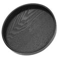 thumbnail image 3 of Round Shape Wood Tea Coffee Snack Food Meals Serving Tray Plate Restaurant Trays 24cm, 3 of 12