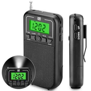 Portable AM FM SW Radio, TSV Battery Operated Transistor Radio with Excellent Reception for Outdoor