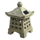 thumbnail image 2 of Luces solares para exteriores, estatua de pagoda para jardín, decoración de jardín con estatua solar, linterna de jardín para exteriores, luces LED para jardín con luz solar de pagoda simulada, 2 of 9