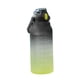 thumbnail image 1 of Botella de bebida deportiva gratuita con marca de tiempo y cubierta de bloqueo, botella de agua de plástico a prueba de fugas para camping gimnasio (amarillo negro, 1,5 L), 1 of 5