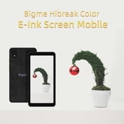 Bigme HiBreak Color E-Ink Smartphone, 6G+128GB, Android 11, 5.84-Inch HD Screen, 36-Level Front Light, USB-C, 3300mAh Battery, Dual Camera - Black