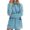 7-Sky Blue, variant on QHFBli Womens Winter Linened Hoodies Long Sleeve Button Down Jackets with Pockets Oversized Sherpa Fuzzy Warm Coats