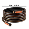 thumbnail image 6 of VEVOR Garden Hose, 50 ft 5/8" Heavy Duty 4-Layer Rubber Water Hose, 150PSI Working & 600PSI Burst, Flexible & Non-kink Outdoor Waterhose with 3/4" Fitting, Lightweight Hoses for Gardening Cleaning, 6 of 10