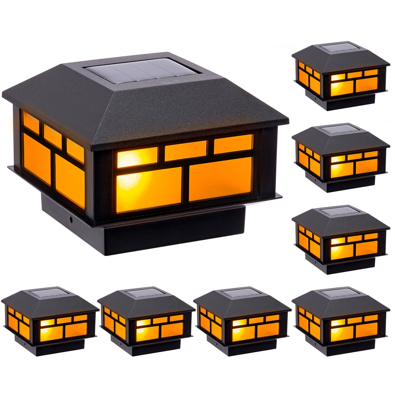 GreenLighting Solar Post Cap Lights Outdoor Fence Deck Post Lights