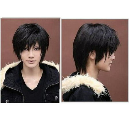 AGPtek Fashion Short Straight Toupee Hair Wig for Women/Men's Cosplay Party
