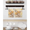 thumbnail image 3 of Easter Bunny Kitchen Dish Towels for Drying Dishes Set of 4, Spring Yellow Floral Rabbit Scarf Botanical Waffle Weave Microfiber Hand Tea Bathroom Towels Quick Dry & Absorbent Towel 15.7x23.6, 3 of 7