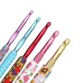 thumbnail image 4 of Aluminum Crochet Hooks Needles Knit 5pcs Knit Crocheting Set Weave Yarns for Beginners, 4 of 8