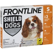 Angle View: FRONTLINE Shield for Dogs Flea & Tick Treatment, 11-20 lbs 3 count