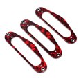 thumbnail image 3 of HONMEET Guitar Upgrades 3Set Red Pickup Mounting Rings For Single Coil Tl Style Guitars, 3 of 8
