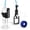 Blue, variant on LeLuv Penis Pump Vibrating Easyop Tgrip 2.25" x 9" Cylinder Uncoated Silicone Hose Kit Black Silicone Sleeve