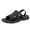 Black, variant on Men's Thong Sandals Indoor and Outdoor Beach Flip Flop Fashion Casual Spring And Summer Sandals Integrated Breathable Non-Slip Soft Bottom Thick Bottom Beach Sandals