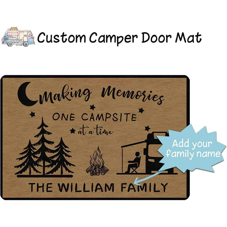 Personalized Camper Door Mat