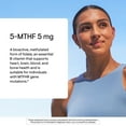 thumbnail image 4 of THORNE - 5-MTHF - Methylfolate (Active B9 Folate) Supplement - Supports Cardiovascular Health, Fetal Development, Nerve Health, Methylation, and Homocysteine Levels* - 60 Capsules - 5-MTHF 5mg, 4 of 9
