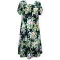 thumbnail image 1 of RJC Women's Maui Hibiscus Garden Muumuu Dress, Black, L, 1 of 1