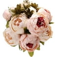 thumbnail image 3 of Fake Flowers Promotion Sale! Nomeni Bouquet 1 Artificial for Silk Vintage Peony Flowers Decoration Bouquet Artificial Flowers, Home Decor Clearance Sale, 3 of 8