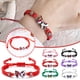 thumbnail image 3 of TQEHS Pulsera de hilo trenzado simple para mujer, mariposa azul, ajustable, regalo para niñas, U8G3, 3 of 5