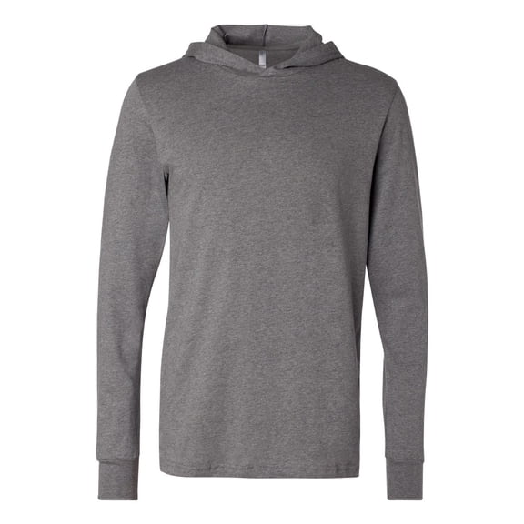 BELLA CANVAS Unisex Jersey Hooded Long Sleeve Tee Size up to 2XL