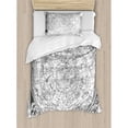 thumbnail image 3 of Ambesonne Constellation Detailed Vintage Boreal Hemisphere Astronomy Ancient Antique Figures Duvet Cover Set, 3 of 3