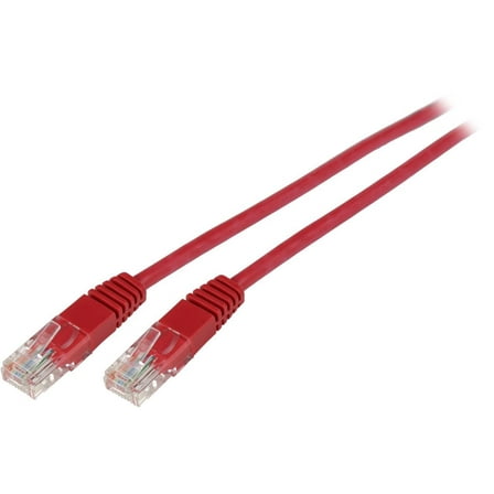 Tripp Lite 10ft Cat5e / Cat5 350MHz Molded RJ45 Patch Cable - Red