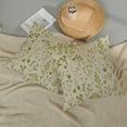 thumbnail image 5 of Spring Pillow Covers 18x18 Inch 2 Pcs Sage Green Wildflower Plant Decor Throw Pillows Vintage Floral Leaves Seasonal Summer Outdoor Decoration Pillowcase Linen Cushion Cover for Couch Sofa Bed, 5 of 6