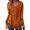 Multicolor MZ867, variant on Zeagoo Womens Long Sleeve Tops V-Neck Button Design Loose Fit Shirts Casual Pleated Print T-Shirts